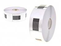 Formy szablony do przedłużania paznokci manicure 500szt standard SILVER