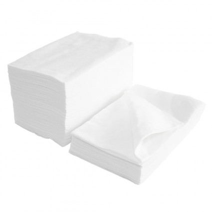 Ręcznik do pedicure celuloza 40 x 50 cm 100 szt. ręczniki do stóp chłonne papierowe mocne LALILL