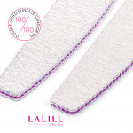 Pilnik do paznokci hybryd żelu UV/LED akrylu zebra łódka 100/180 50 sztuk LALILL
