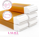 Zestaw 6 sztuk wosk do depilacji 100 ml naturalny miodowy 6x wkłady Roll on LALILL